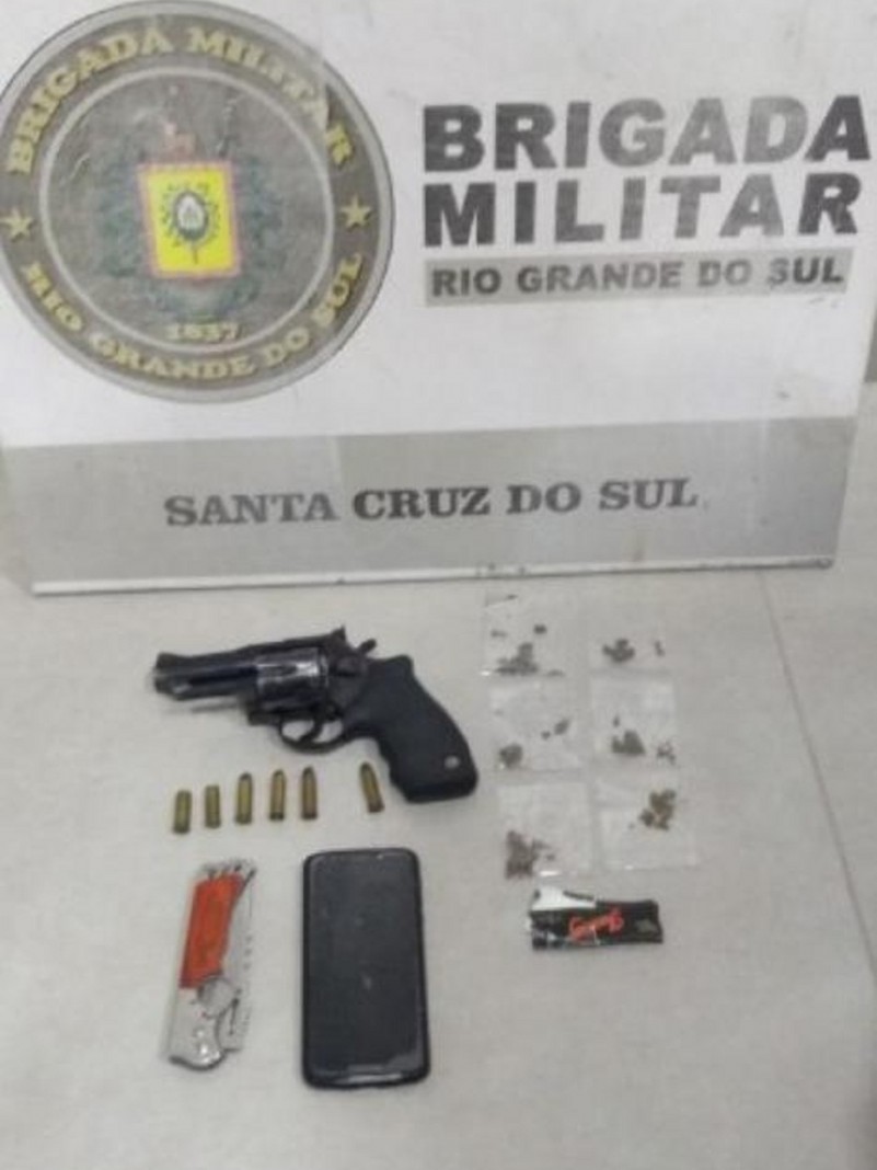 Brigada Militar de Santa Cruz do Sul prende dupla após perseguição