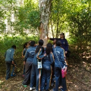 Pelotão Mirim da Brigada Militar realiza visita ao Parque Ambiental da Souza Cruz
