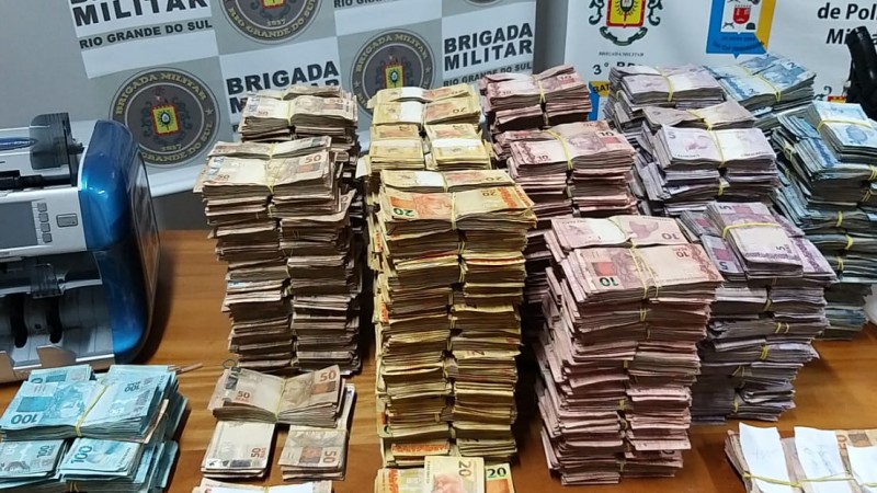 dinheiro apreendido