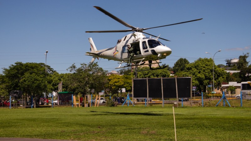aeronave pousando