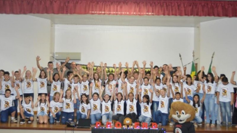 Formatura dos alunos do PROERD em Humaitá