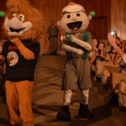 entrada dos mascotes