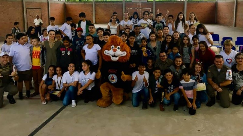 Brigada Militar realiza formatura do Proerd em Santa Maria