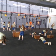 Pelotão Mirim Santa Cruz do Sul realiza atividade externa de Crossfit


