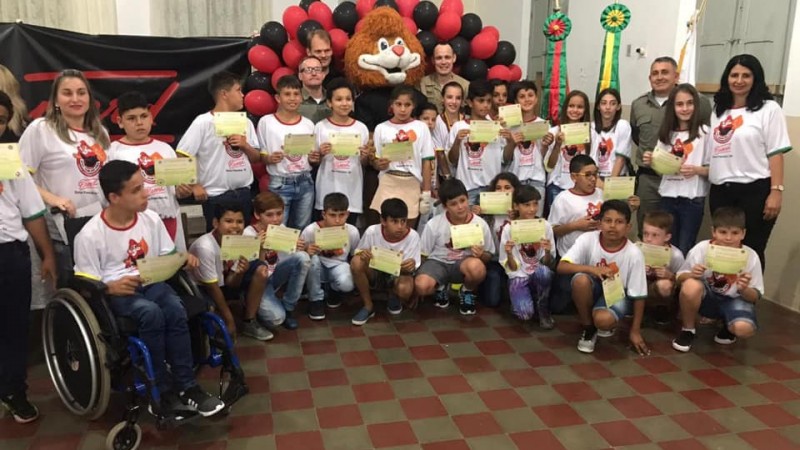 Formatura Proerd em Dona Francisca