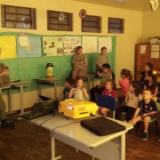 Brigada Militar realiza palestra com temas de prevenção aos alunos da Escola Dom Érico Ferrari