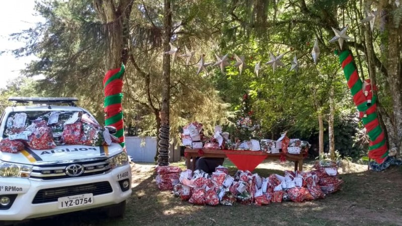 Brigada Militar realiza o 2º Natal da Esperança em Santa Maria.