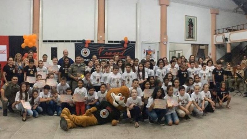 Formatura PROERD em Faxinal do Soturno