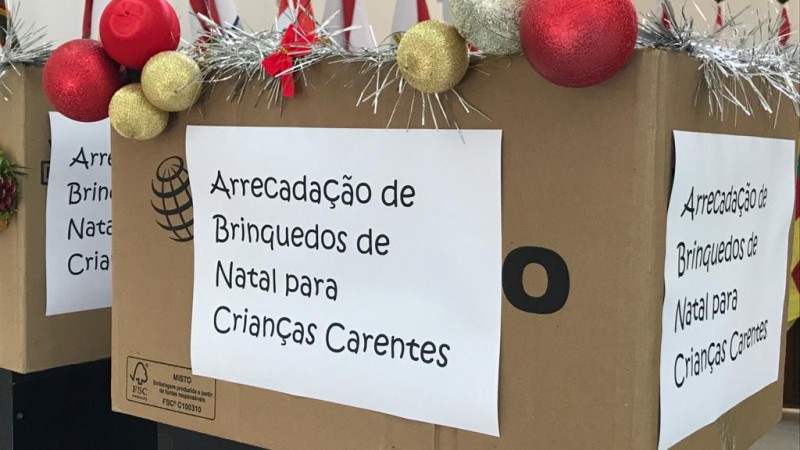 Alunos-soldados de Porto Alegre realizam campanha solidária de Natal