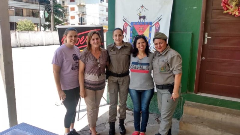 Brigada Militar realiza formatura do Proerd na Escola Marieta D’ Ambrósio em Santa Maria