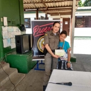 Brigada Militar realiza formatura do Proerd na Escola Marieta D’ Ambrósio em Santa Maria