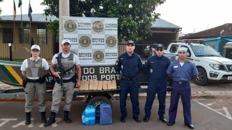 Ação Conjunta entre Brigada Militar e Marinha do Brasil resulta em Prisão por Tráfico Internacional de Drogas em Porto Xavier-Rs