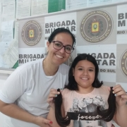 entrega de mechas de cabelo