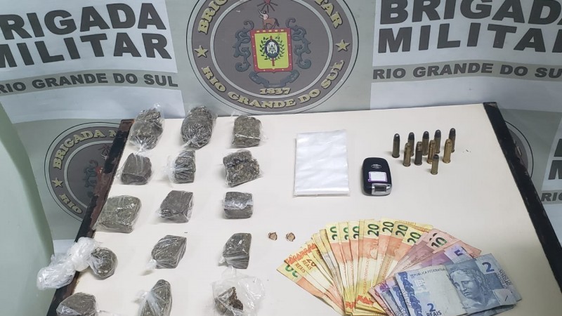 Apreensão de entorpecentes em Cachoeirinha-26ºBPM-CPM-Drogas