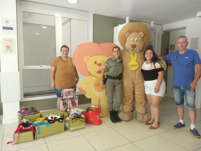 Brinquedos também foram doados