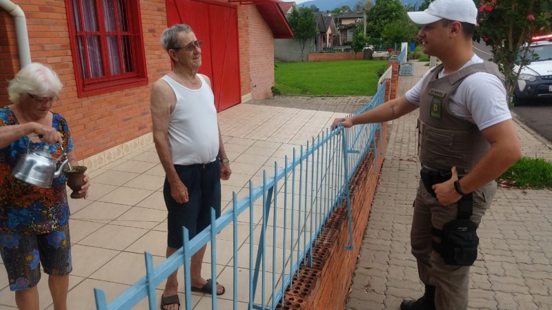 Visita comunitária em Maquiné