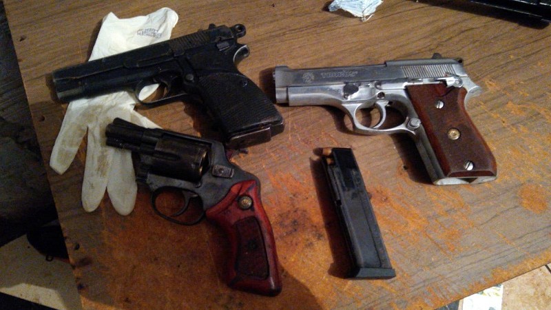 Operação Resposta armas Apreendidas