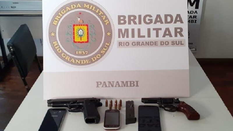 cárcere e porte ilegal de arma em Panambi