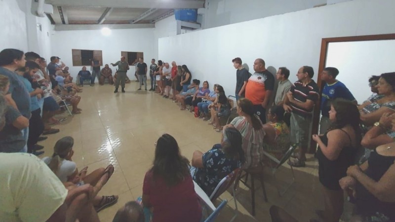 18°BPM participa de reunião comunitária em Viamão