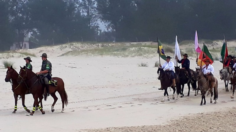 BM sempre presente na Cavalgada do Mar