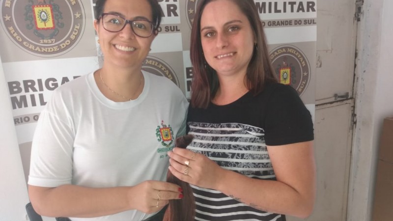 policial e doadora