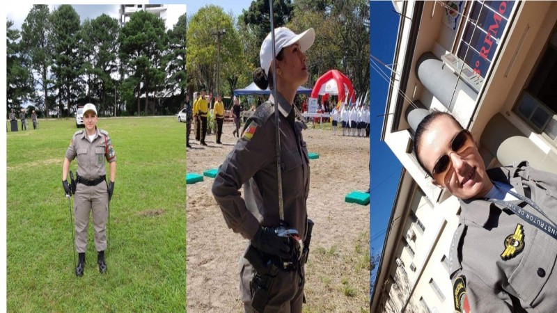 capitãs da unidade sendo homenageadas em alusão ao mês da mulher