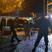 Pms fazendo demonstração