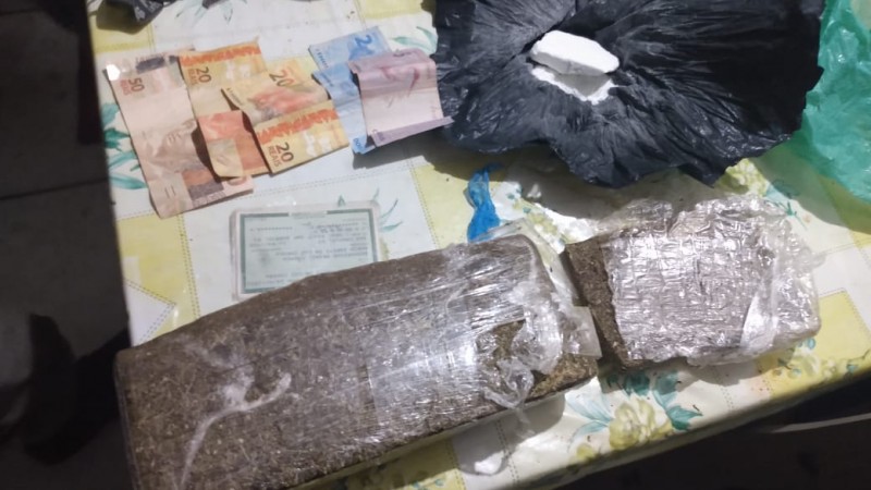 Materiais apreendidos