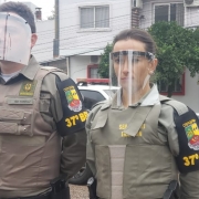 37º BPM recebe doação de máscaras de proteção