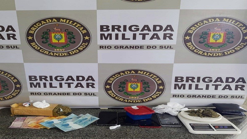Apreensão tráfico de drogas 29ºBPM Ijuí