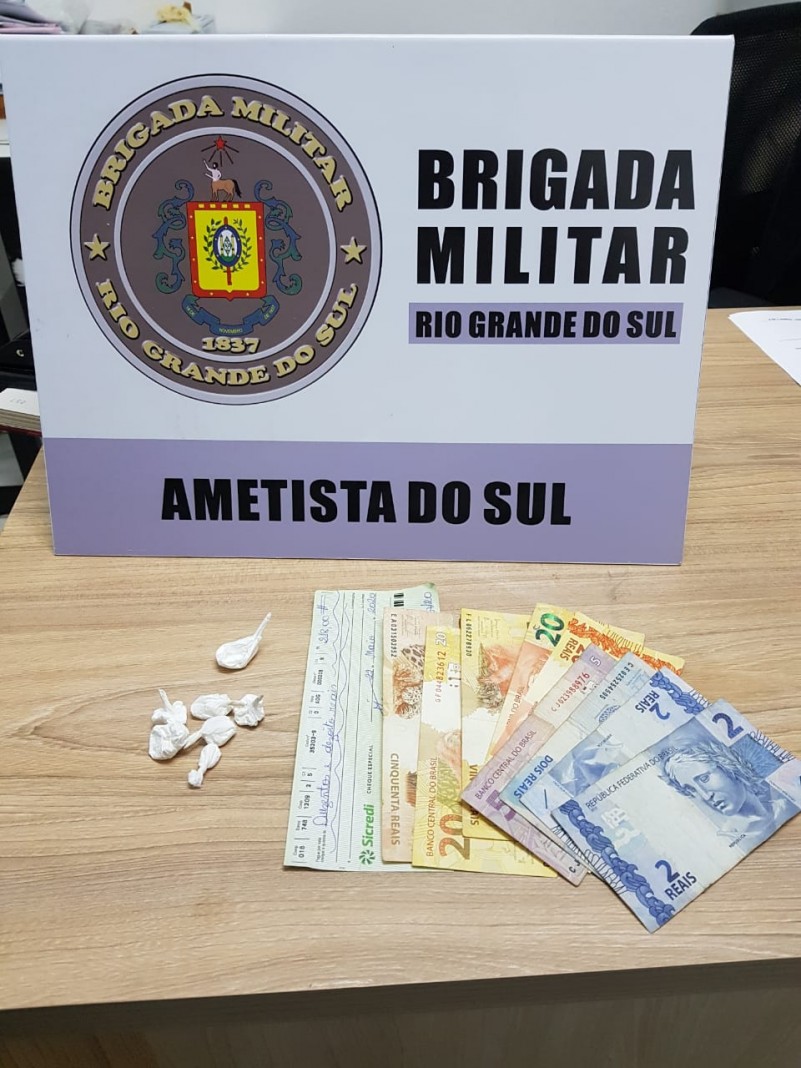 37ºBPM prende casal por posse de drogas