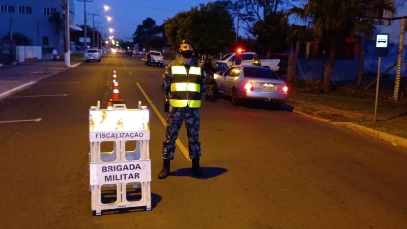 Barreiras de tr&acirc;nsito em Os&oacute;rio