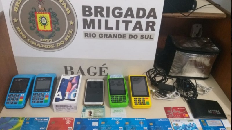 maquinas de cartões, cartões apreendidos