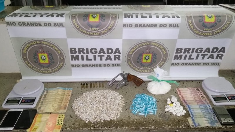 Materiais apreendidos