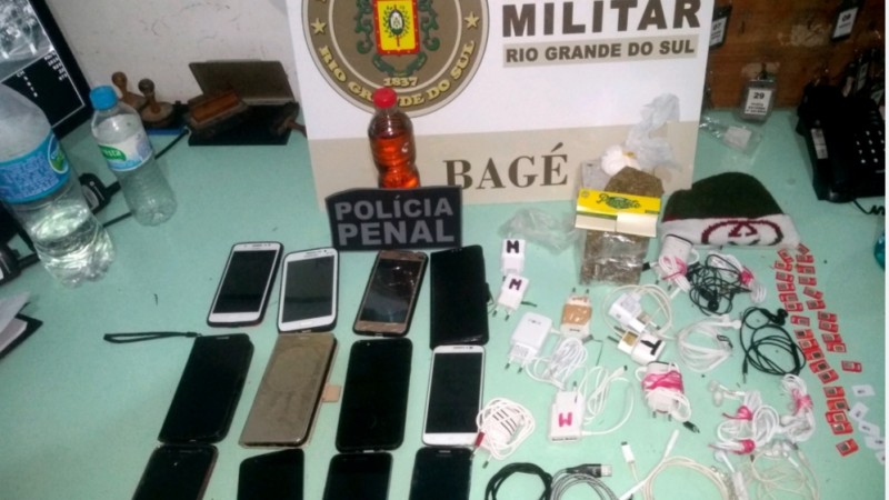 materiais apreendidos