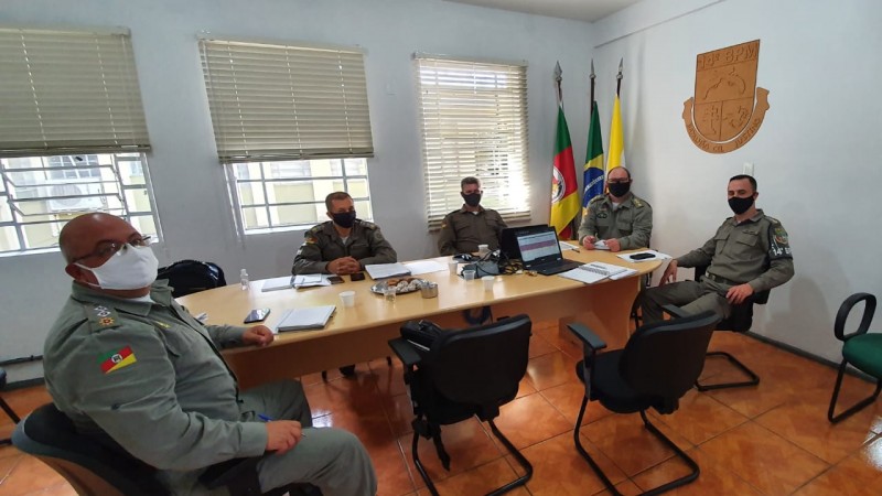 Reunião de Comandantes no 14° BPM em São Luiz Gonzaga