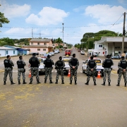 37º BPM participa de reconstituição de crime em Planalto