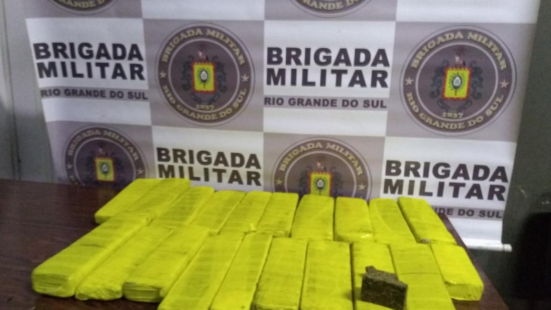 Maconha apreendida