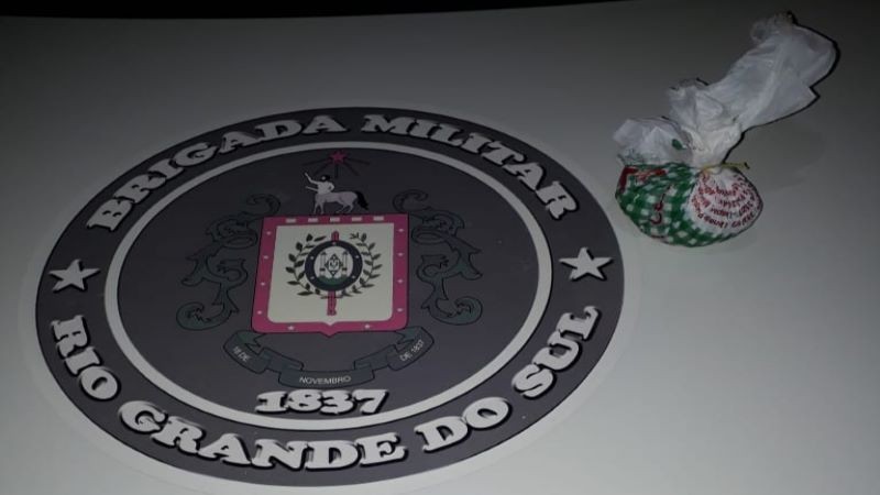 Droga apreendida em Bom Progresso