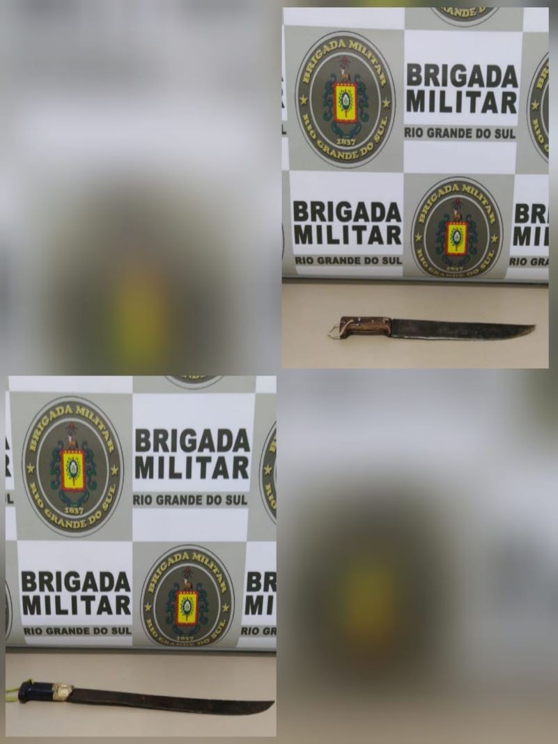 Fações apreendidos em Crissiumal