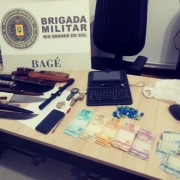 materiais apreendidos