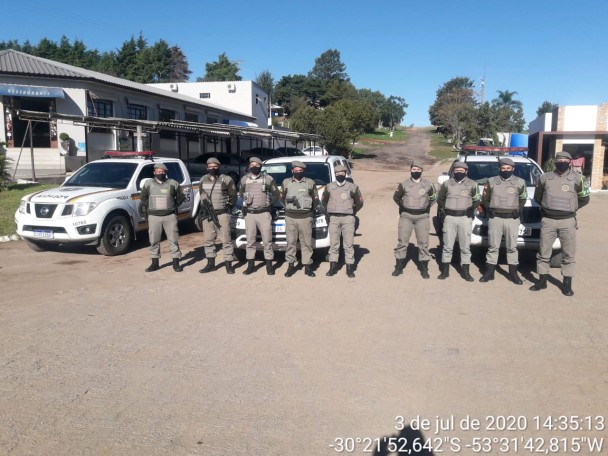 Militares que participaram