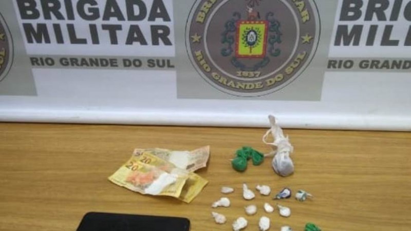 prisão por tráfico de drogas em Giruá 13jul20