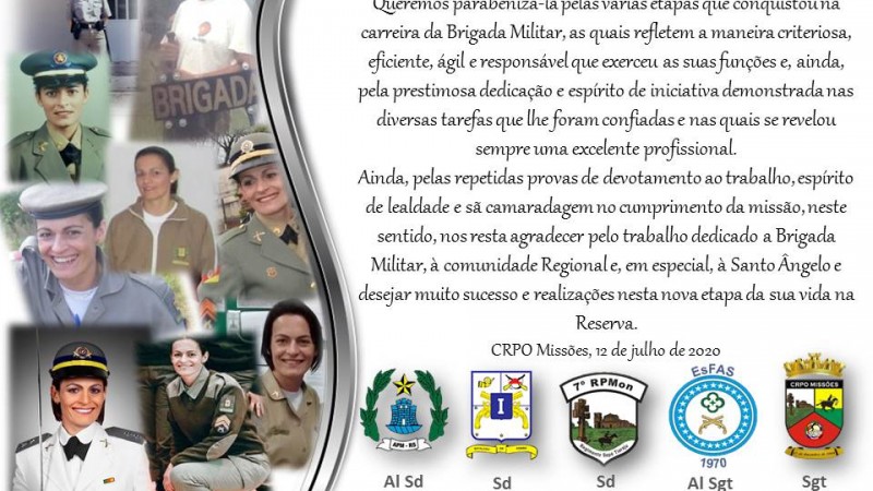 Homenagem Reserva Tenente Cassol