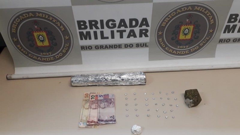 prisão por tráfico de drogas 21jul20 em Giruá
