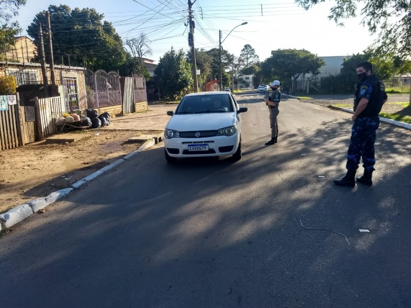 Barreira Operação Lockdown em Canoas