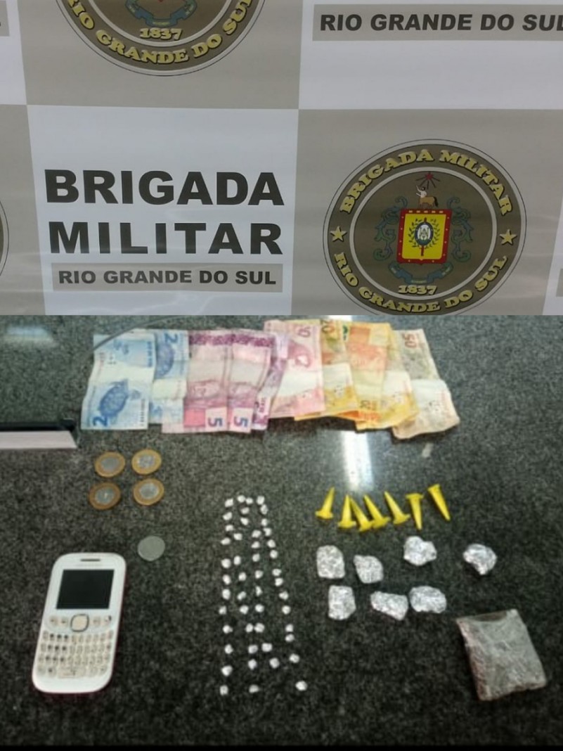Entorpecentes apreendidos em Canoas