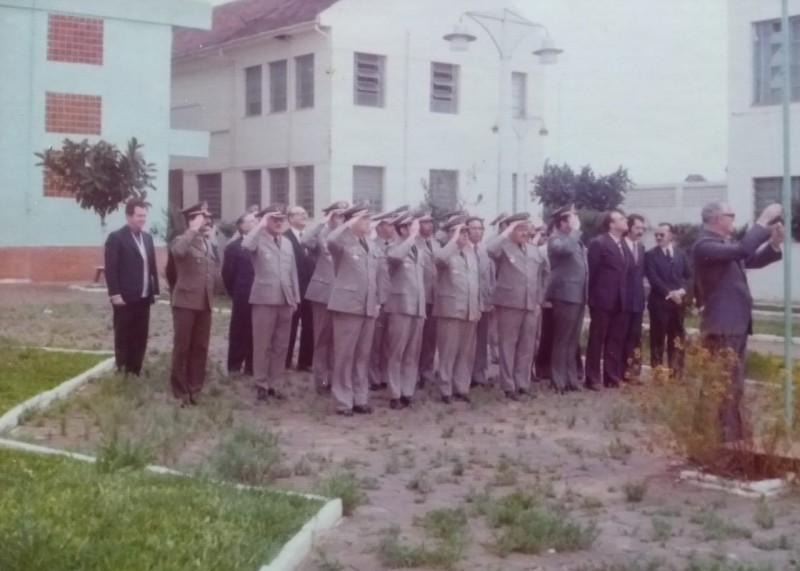 Foto da Inauguração do CPA-3 em 28/11/1974