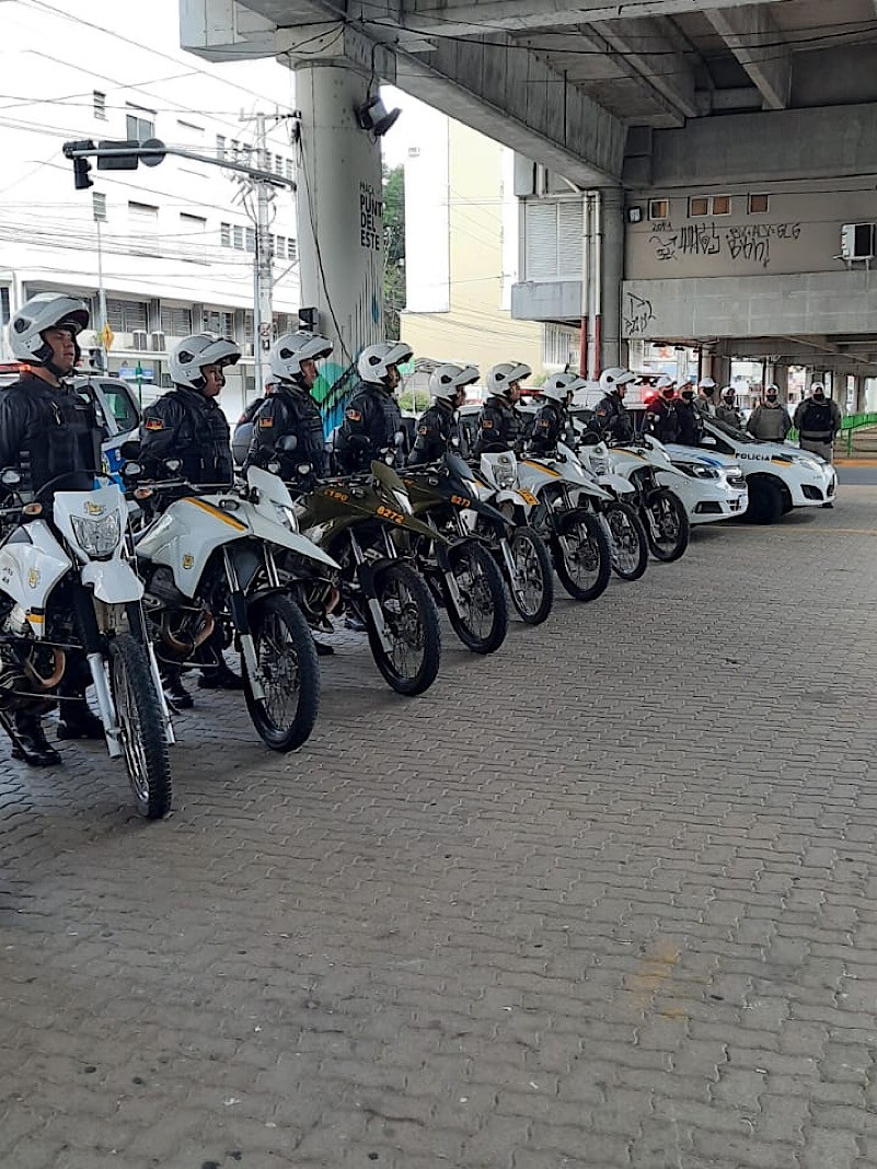 Efetivo da ROCAM em forma 
