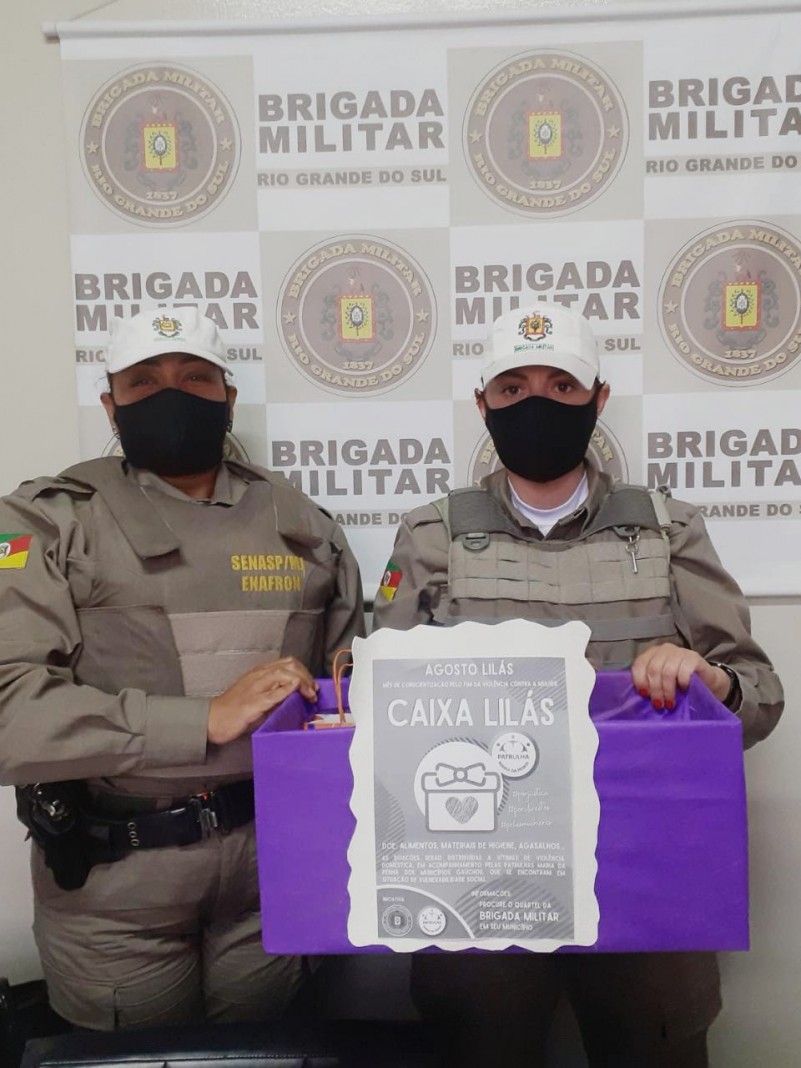 policiais integrantes da Patrulha Maria da Penha